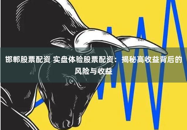 邯郸股票配资 实盘体验股票配资：揭秘高收益背后的风险与收益